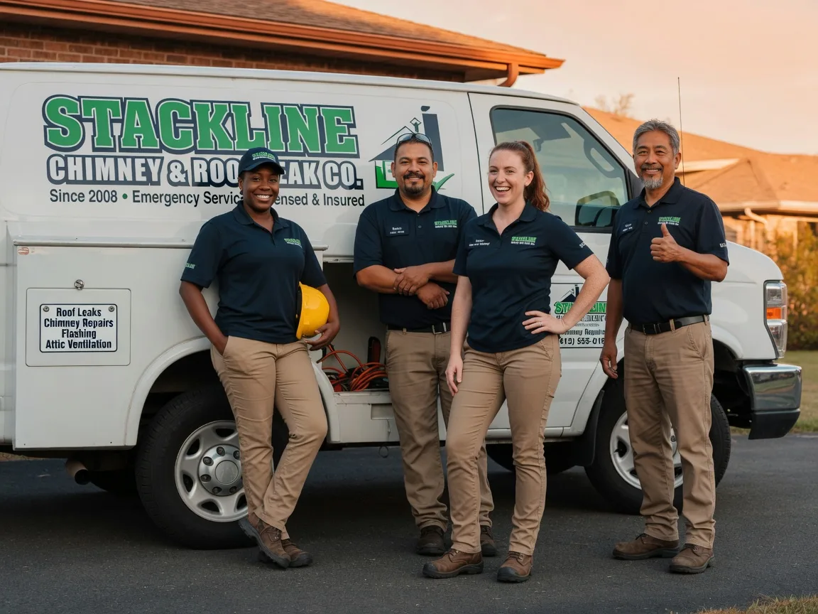 Chimney flashing repair company in Kyle, SD